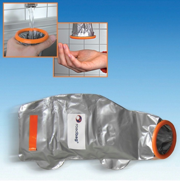 Wegwerp urinaal heren type Roadbag, per stuk, foto 2 van 3
