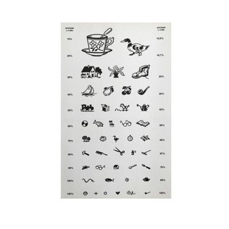 Kinderkaart 5 meter - Visuskaart voor kinderen met afbeeldingen