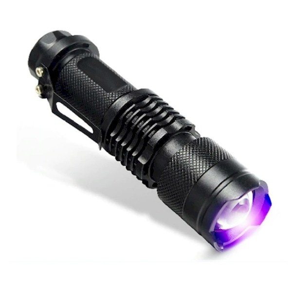 Zaklamp Woods LED UV met zoomfunctie - Ultraviolet licht