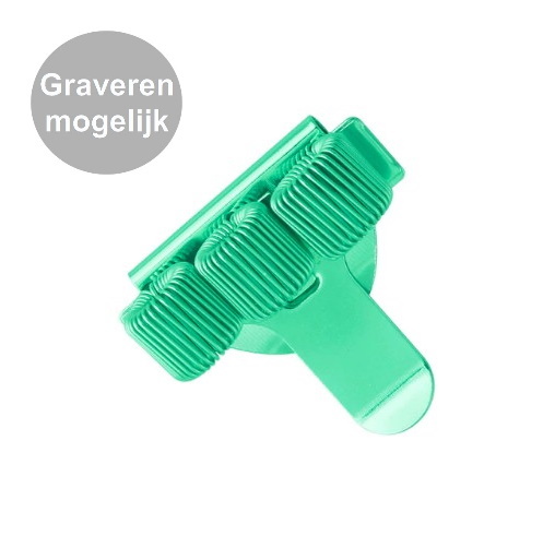 Pennenhouder metaal groen metallic