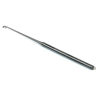 Cerumenhaakje metaal - 4mm - rvs