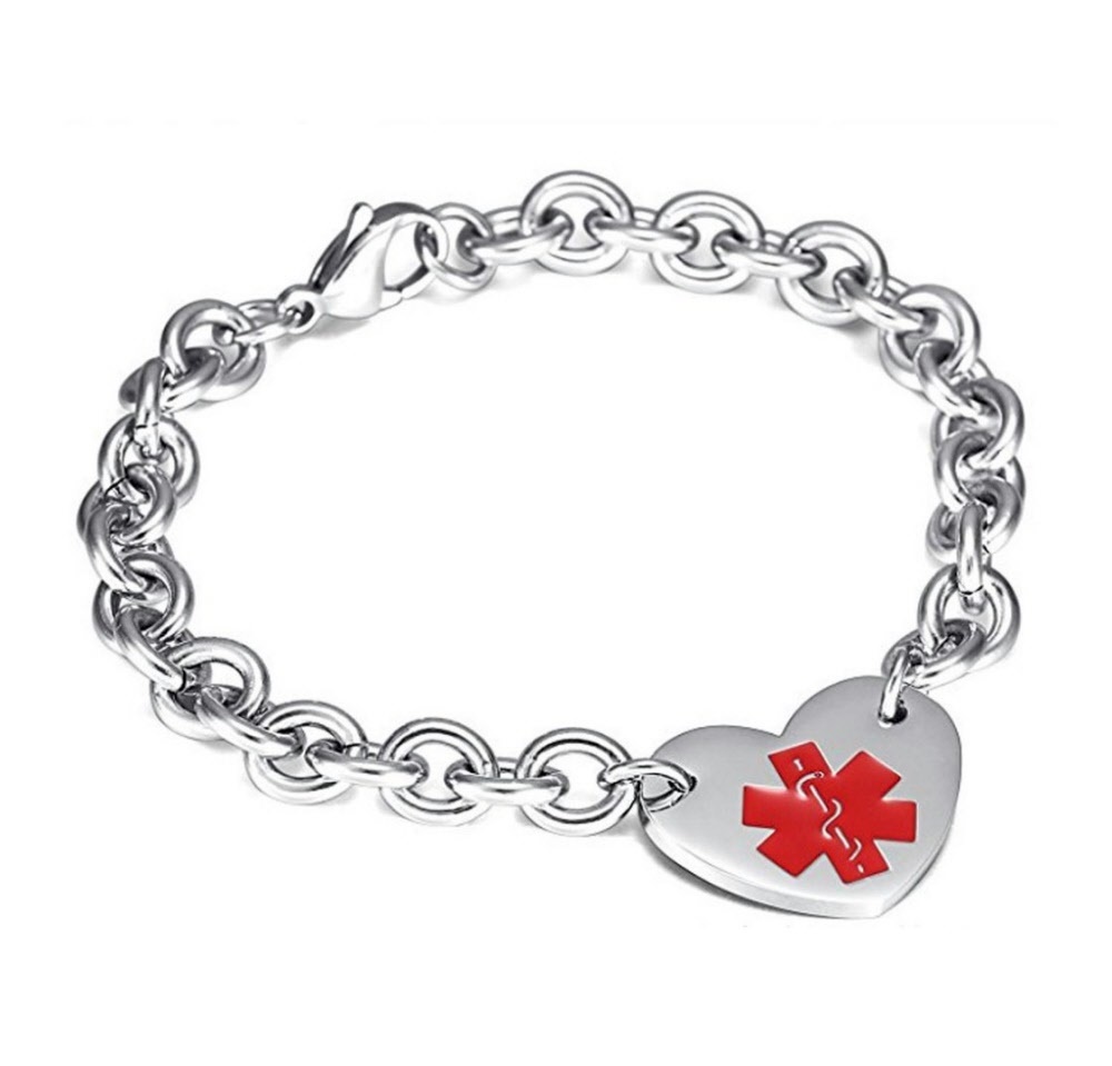 Armband RVS Saving Heart - Incl. Gravering