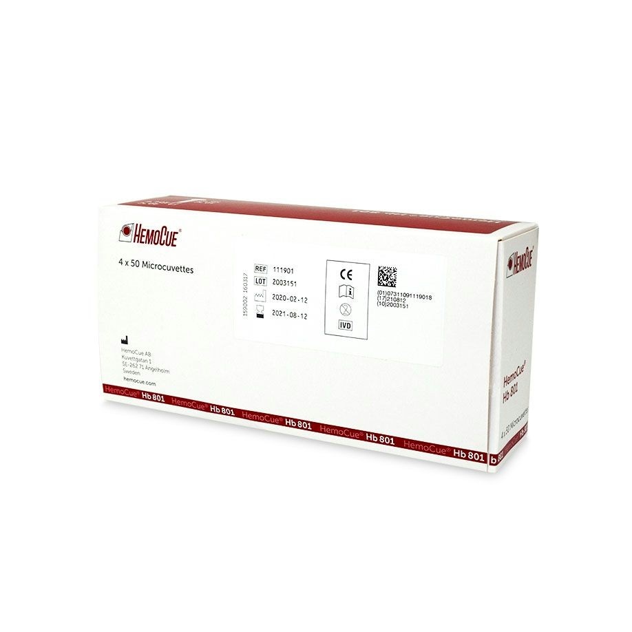 Hemocue Hb 801 cuvetten 4x50st.
