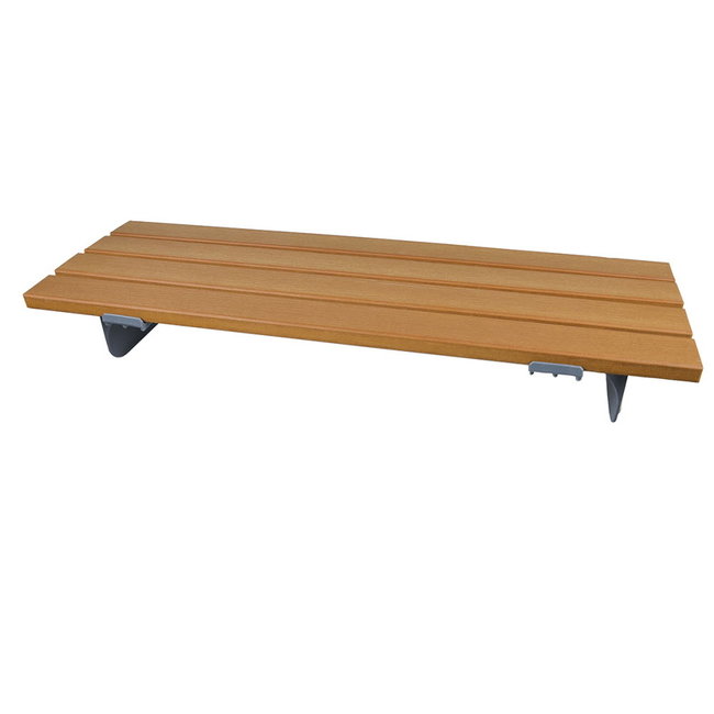 Badplank met houtlook – verstelbaar