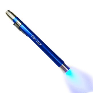 Penlight met blauw licht - Blue light LED ooglampje