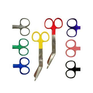 Satillo Verbandschaar met gekleurd handvat – Metallic Finish