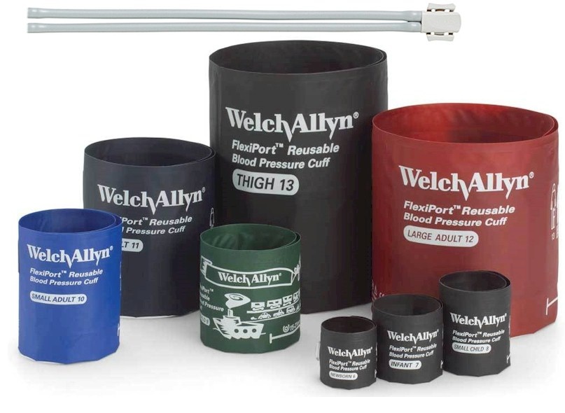 Welch Allyn Flexiport manchet - 2 slangen, foto 2 van 6