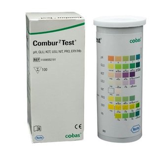 Roche Combur 7 urineteststrips voor de bepaling van 7 urineparameters