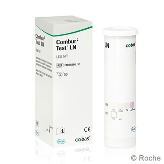 Roche Combur 2 LN urineteststrips voor de bepaling van leukocyten en nitriet in urine