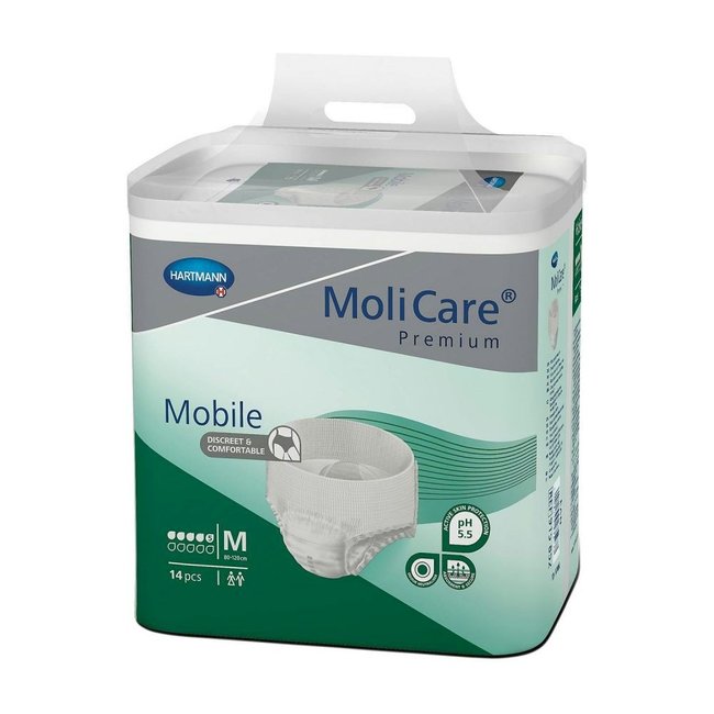 Hartmann MoliCare Premium Mobile | 5 drops | Incontinentiebroekje | Pull up | 14 stuks