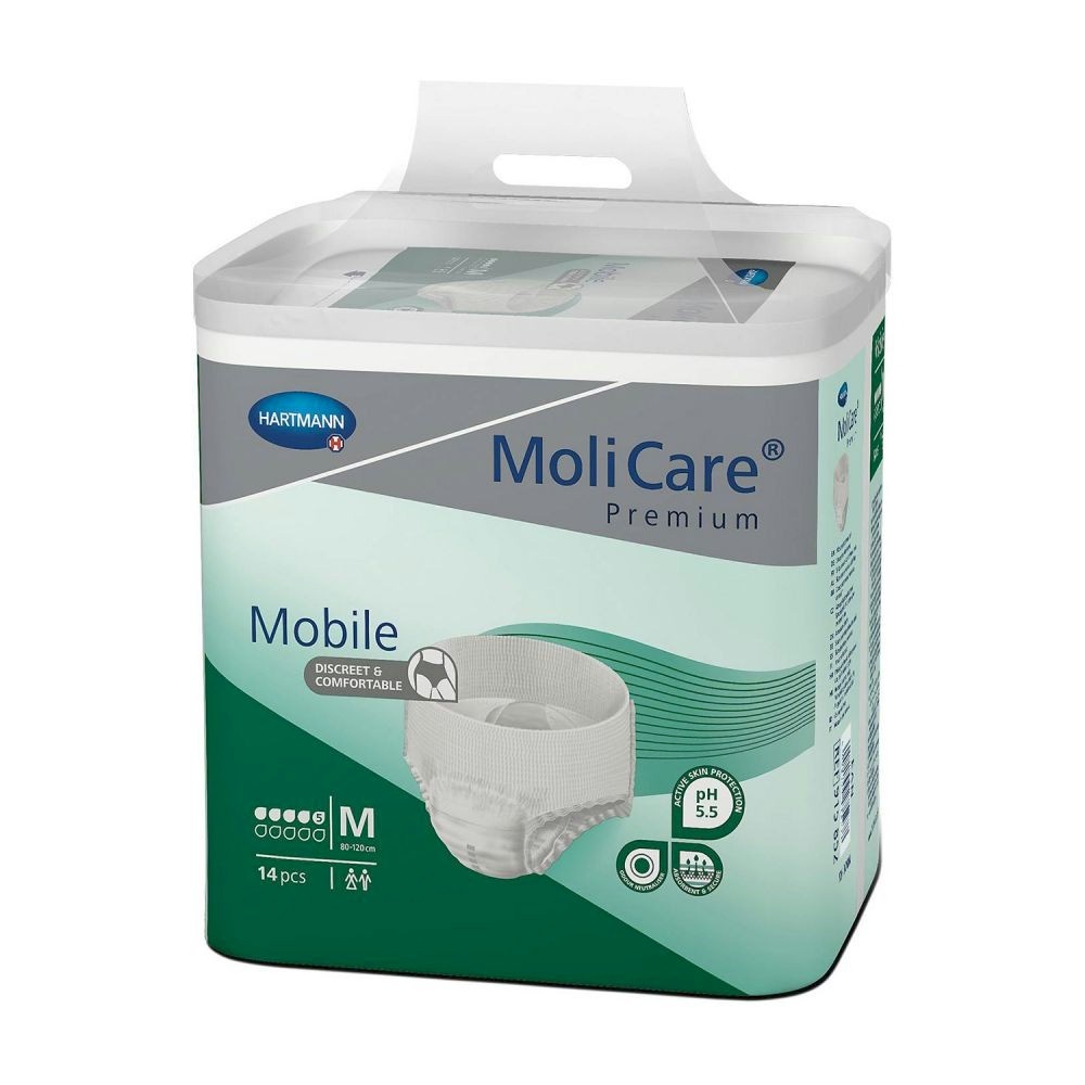 Hartmann MoliCare Premium Mobile | 5 drops | Incontinentiebroekje | Pull up | 14 stuks