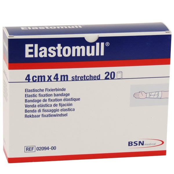 BSN Elastomull fixatiewindsel - 4cm x 4mtr. - Ds 20 rol