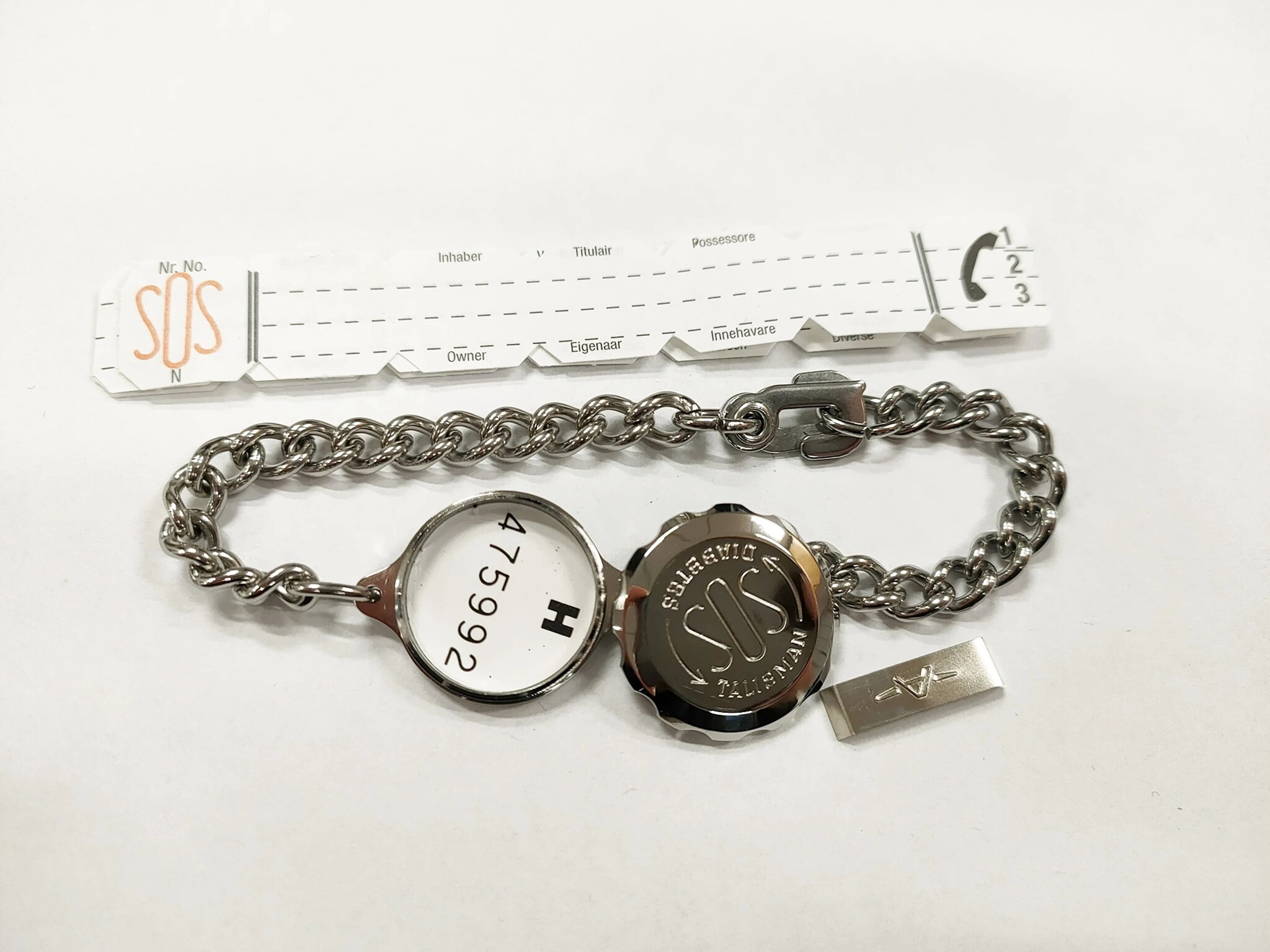 SOS Talisman Dames armband Roestvrij staal, foto 3 van 5