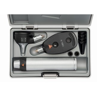 Heine Heine K180 LED oog/oorset - met USB oplaadbaar handvat en hardcase