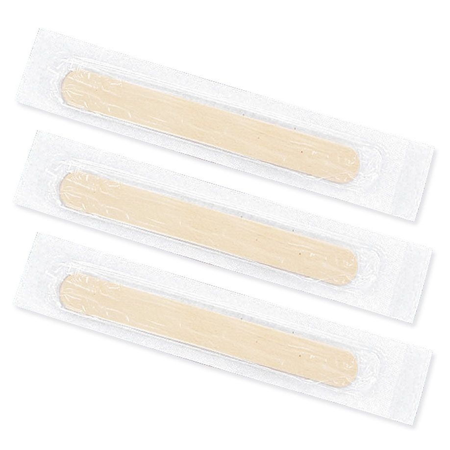Tongspatels hout Steriel (50 st.)