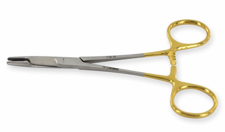Gima Naaldvoerder Olsen-Hegar met Widia geharde bek - 14cm