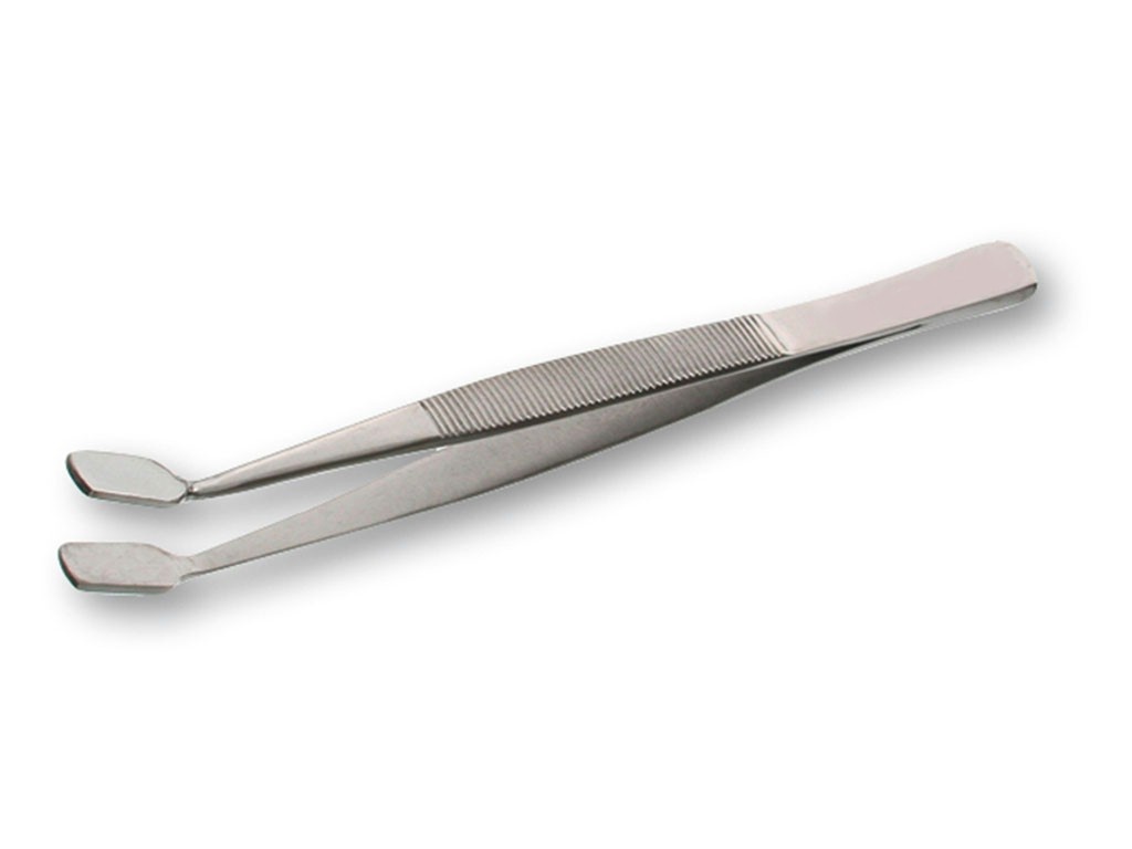 Dekglaspincet - roestvrij staal -10,5cm