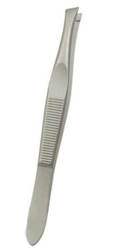 Epileer pincet schuin - 9cm
