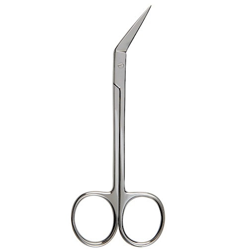 Irisschaar - 11,5cm - Zijwaarts Gebogen