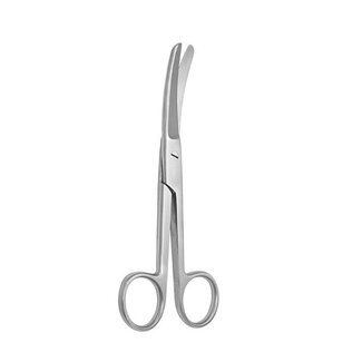 Satillo Chirurgische schaar - Gebogen - 11,5cm - Stomp/Stomp