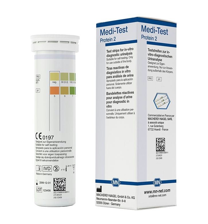 Macherey-Nagel Medi-Test Urinestrips Protein2