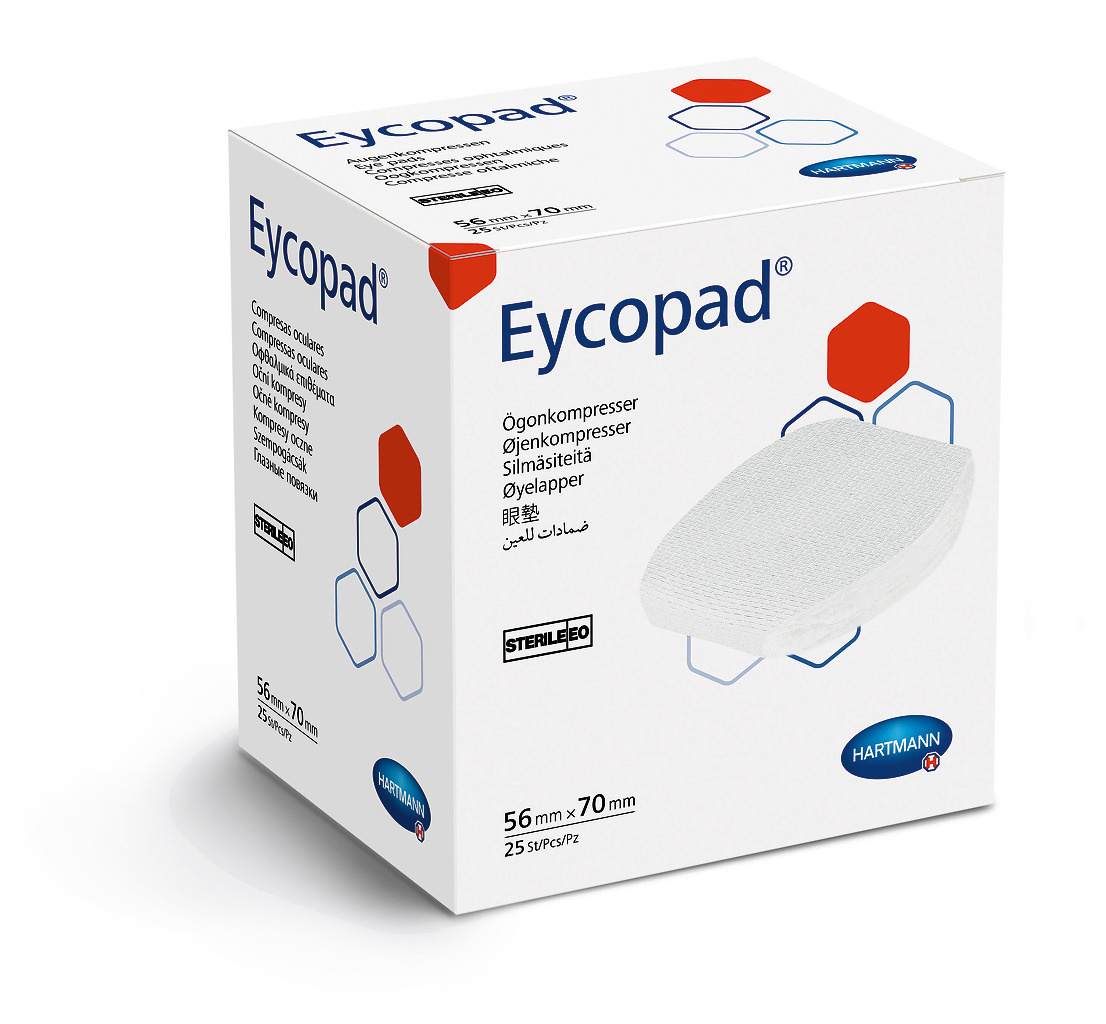 Hartmann Eycopad oogcompressen - Steriel - Doos a 25 stuks