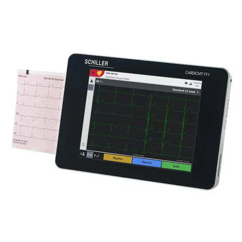 Schiller Cardiovit FT-1 cardiograaf met ecg interpretatiesoftware