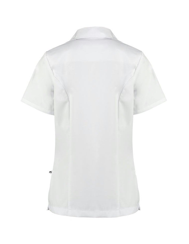 Haen Zorgkleding Britt - Wit - Dames Zorgjasje met Rits, foto 3 van 3