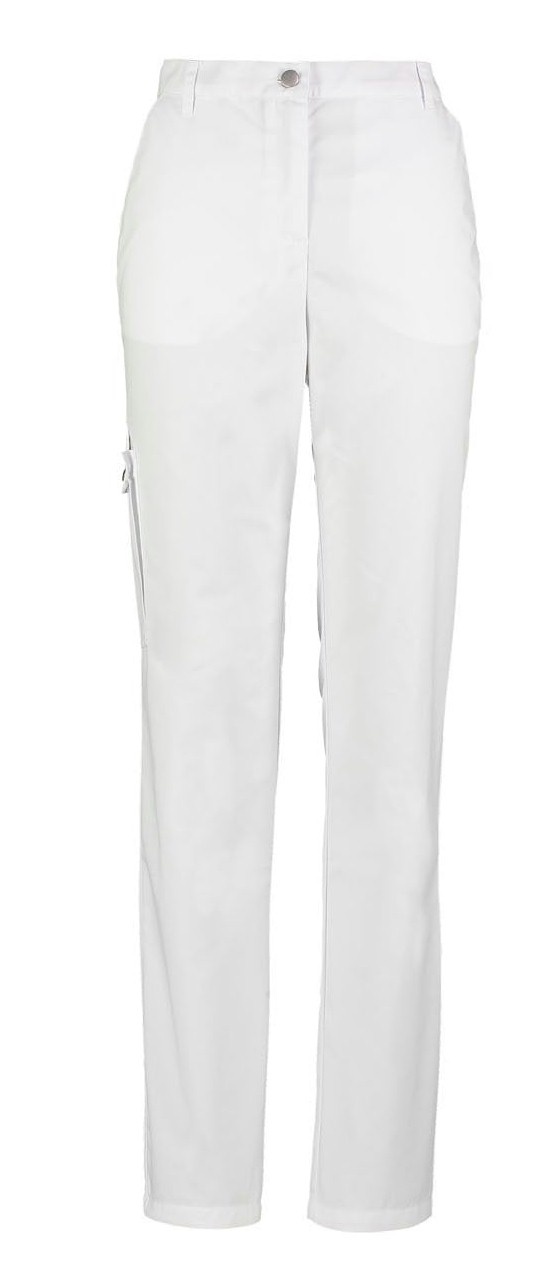 Haen Zorgkleding Pam – Witte Dames Zorgbroek / Pantalon, foto 2 van 3