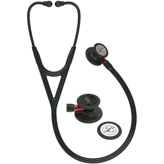 3M™ Littmann® 3M™ Littmann® Cardiology IV Dual Stethoscoop - Black Edition met Rode steel 6200