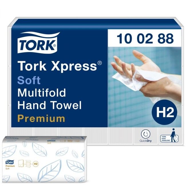 Tork Papieren Handdoekjes 2-laags - Interfold Soft 100288, 2310 stuks