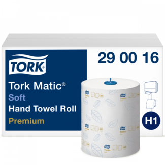 Tork Papieren Handdoekrol 2-laags - Matic  wit  290016, 6 rollen