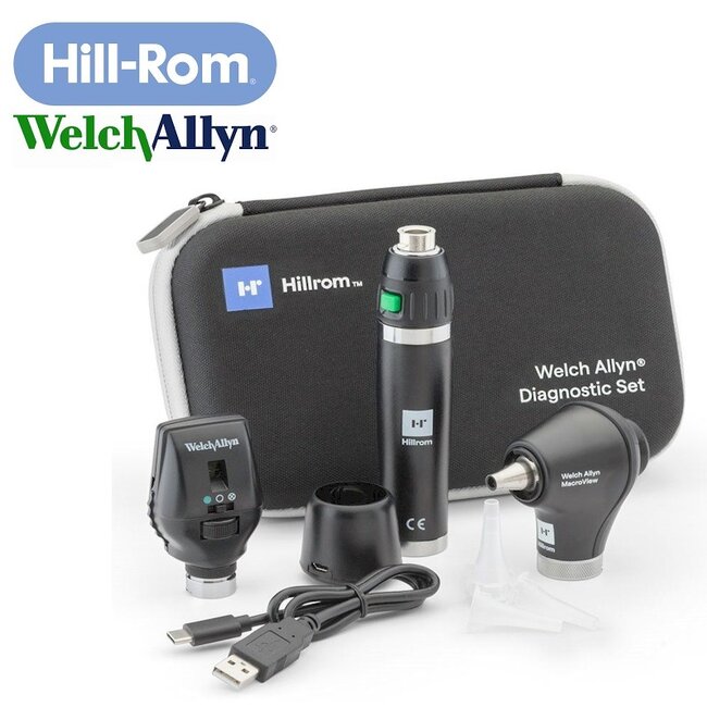 Welch Allyn Macroview Basic LED oog-oorset met USB oplaadbaar handvat