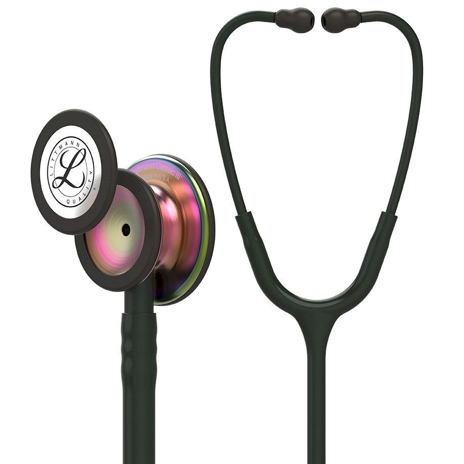 Littmann® Classic III Stethoscoop - Zwart Rainbow Finish 5870