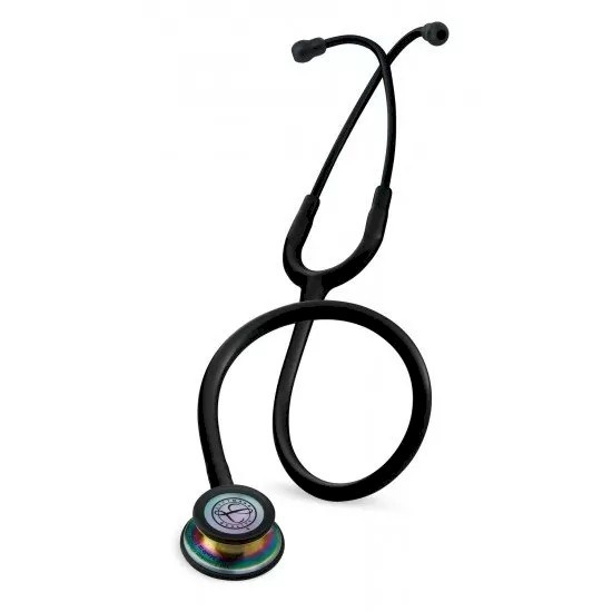 Littmann® Classic III Stethoscoop - Zwart Rainbow Finish 5870, foto 3 van 6