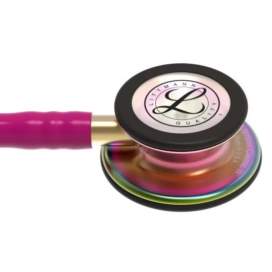 Littmann® Classic III Stethoscoop - Framboos Rainbow Finish - 5806, foto 2 van 5