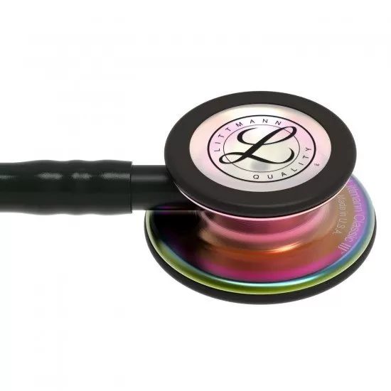 Littmann® Classic III Stethoscoop - Zwart Rainbow Finish 5870, foto 2 van 6