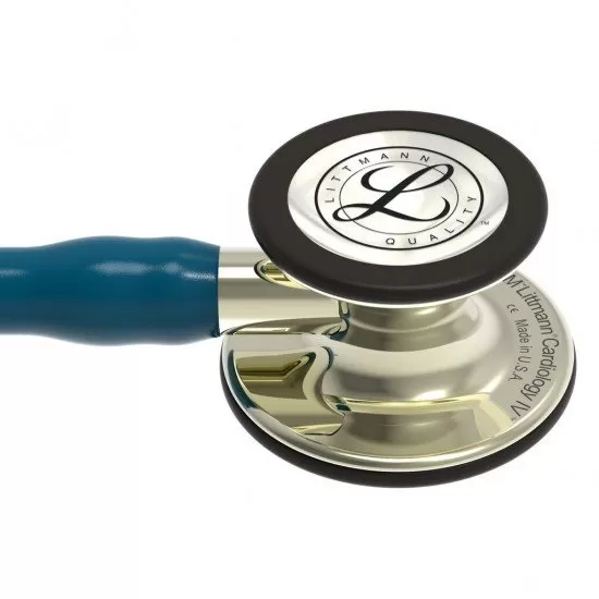 Littmann® Cardiology IV Stethoscoop - Caribbean Blue Champagne Edition - 6190, foto 3 van 6