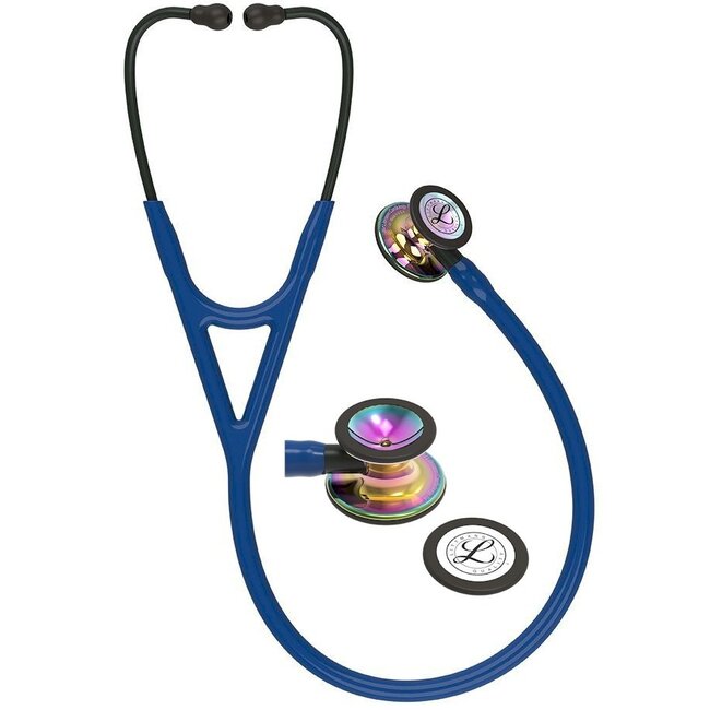 3M™ Littmann® Cardiology IV Dual Stethoscoop - Navy Blue Mirror Rainbow Finish - 6242
