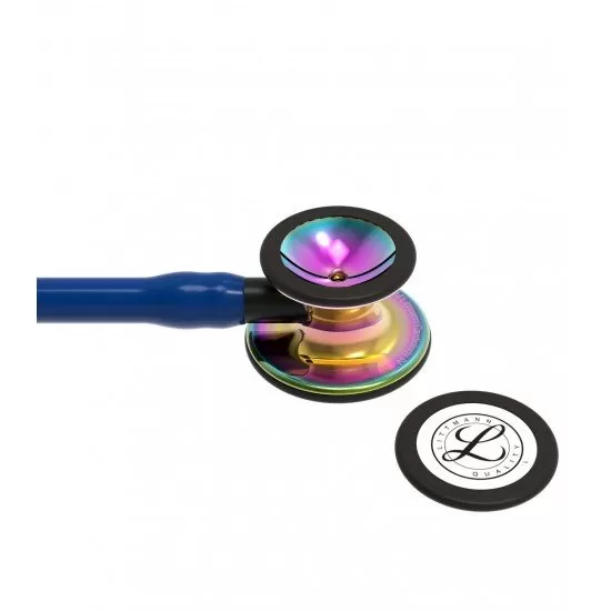 Littmann® Cardiology IV Stethoscoop - Navy Blue Mirror Rainbow Finish - 6242, foto 4 van 6