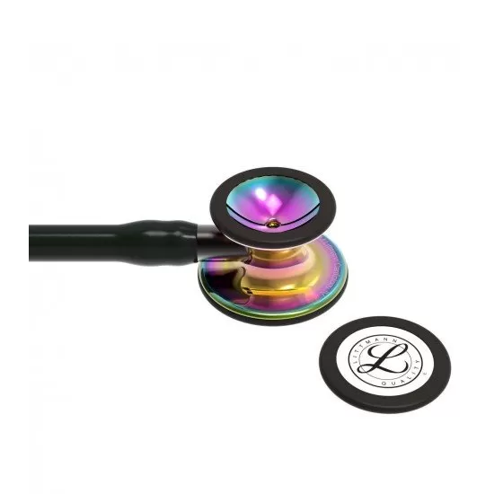 Littmann® Cardiology IV Stethoscoop - Zwart Rainbow Finish met Rookkleur Steel - 6240, foto 4 van 6