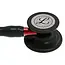 Littmann® Cardiology IV Stethoscoop - Black Edition met Rode steel 6200