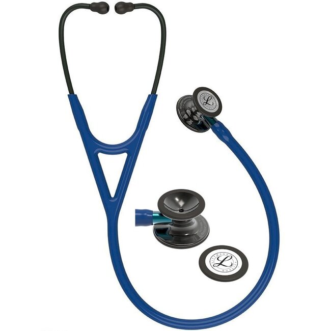 3M™ Littmann® Cardiology IV Dual Stethoscoop - Navy Blue Smoke Edition met Blauwe steel - 6202