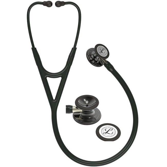 3M™ Littmann® Cardiology IV Dual Stethoscoop - Black Smoke Edition met champagne steel - 6204
