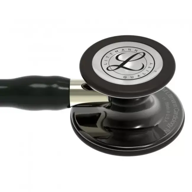 3M™ Littmann® Cardiology IV Dual Stethoscoop - Black Smoke Edition met champagne steel - 6204