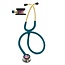 Littmann® Classic II Pediatric Stethoscoop - Caribbean Blue / Rainbow Finish 2153