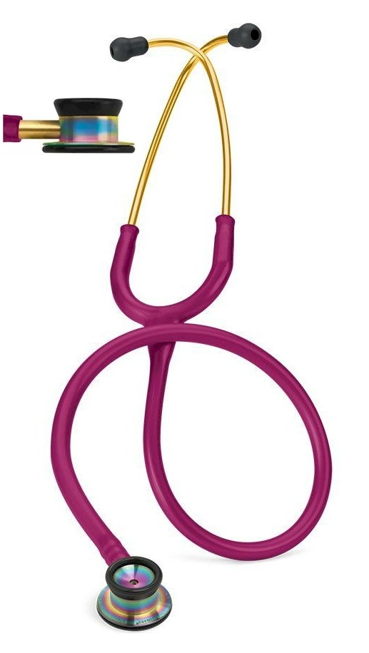 Littmann® Classic II Infant Stethoscoop - Raspberry / Rainbow Finish 2157