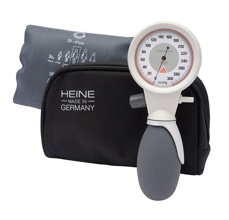 Heine Bloeddrukmeter GAMMA G5 schroefventiel, compleet met manchet in etui
