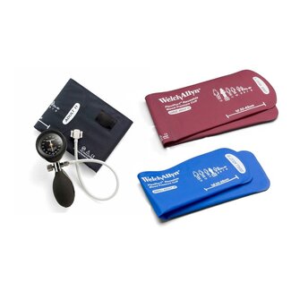 Welch Allyn Bloeddrukmeter Durashock DS55 met 3 FlexiPort manchetten Welch Allyn Bloeddrukmeter Durashock DS55 met 3 FlexiPort manchetten