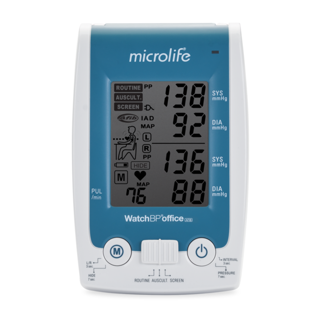 Microlife Watch BP Office AFIB Spreekkamer bloeddrukmeter
